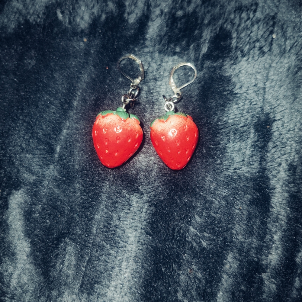 Strawberry Shaped Earrings
